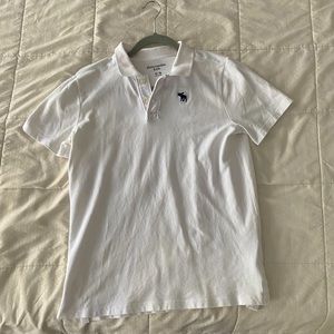 White Abercrombie and fitch polo